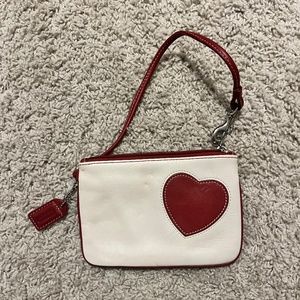 Coach Heart Wristlet